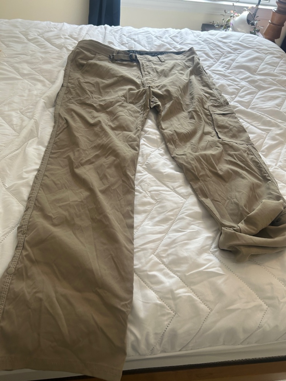 Prana, Men's Cargo Pants in Khaki - Lightweight Casual Trousers